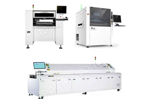 SMD line based on chip-shooter SmartPlace T8