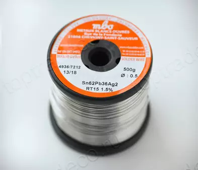 Катушка припоя Sn62Pb36Ag2